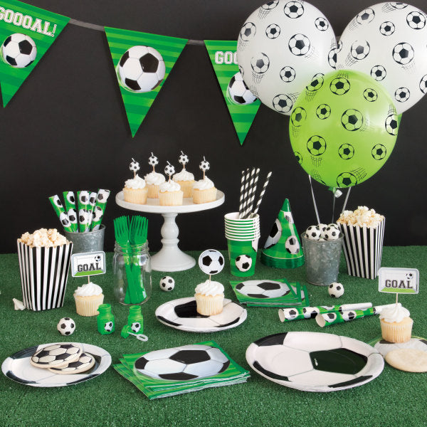 Pack of 8 3D Football Soccer Party Hats