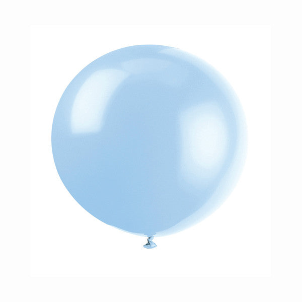 Pack of 6 Cool Blue 36" Latex Balloons