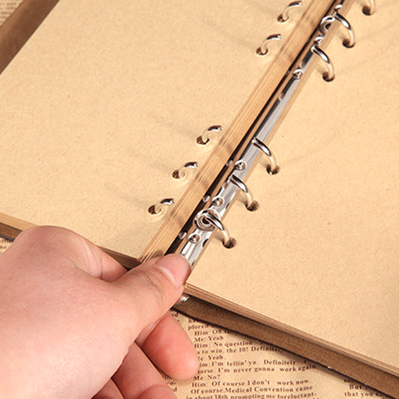 B6 80 Sheets DIY Kraft Paper Loose Leaf  Vintage Style Notebook