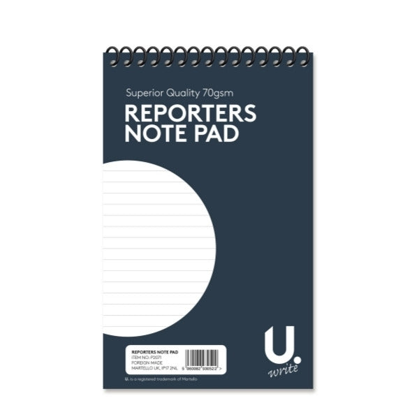 Single 5"x8" 72 Sheets Reporters Note Pad