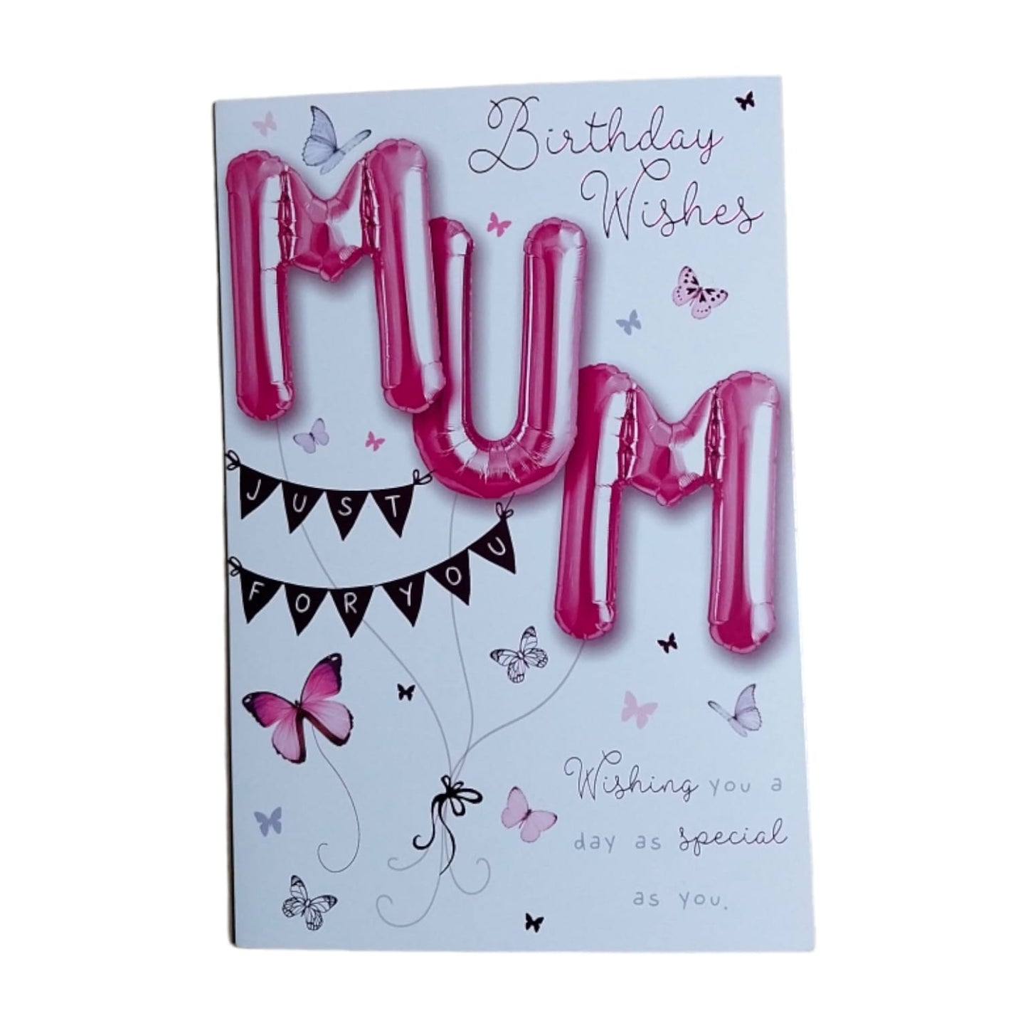 Birthday Wishes Mum Balloon Boutique Greeting Card