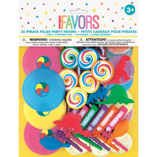 Pack of 36 Festive Pinata Filler - Favors