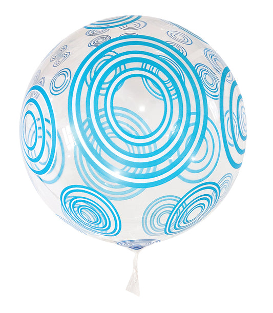 Blue Swirly 18" Vortex Balloon