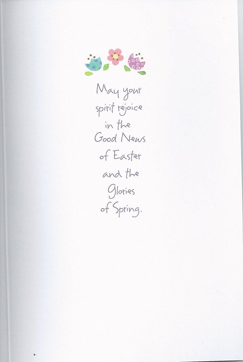 Celebrate the Season with Peace & Joy ! Nice Verse Happy Easter Card