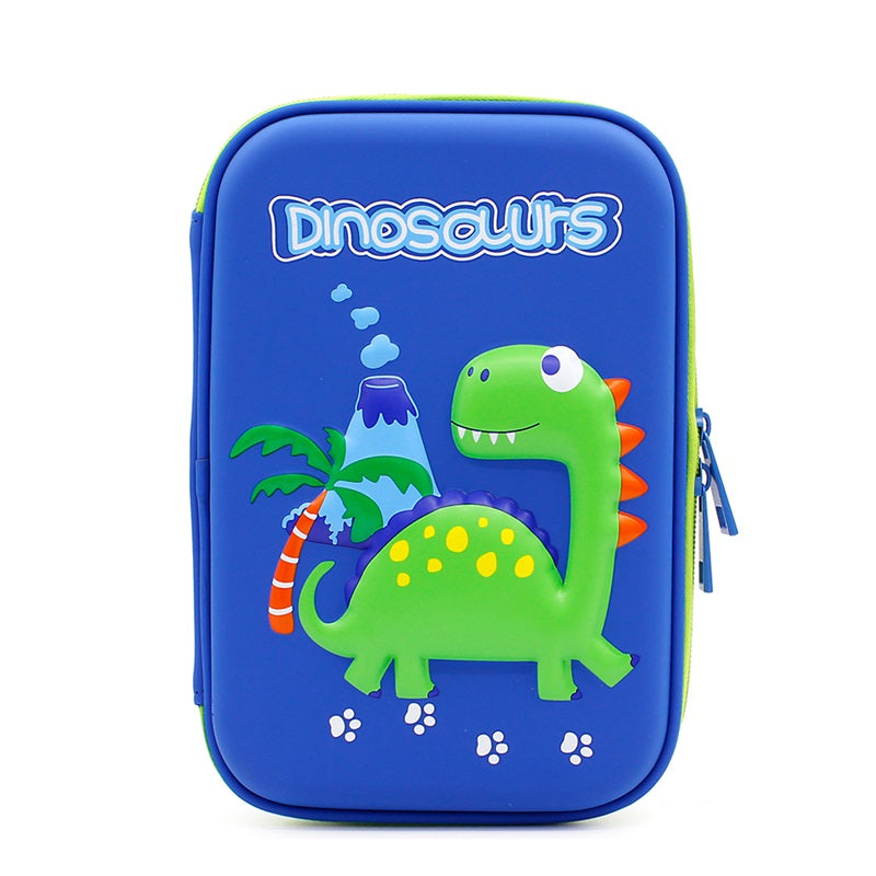 Dinosaur Design 3D Embossed Pencil Case