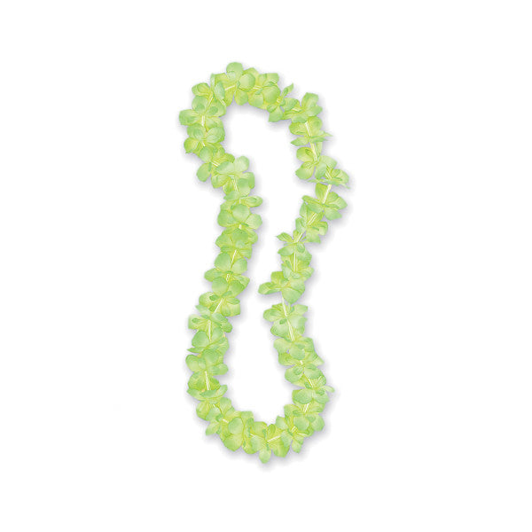 40" Lime Green Flower Lei