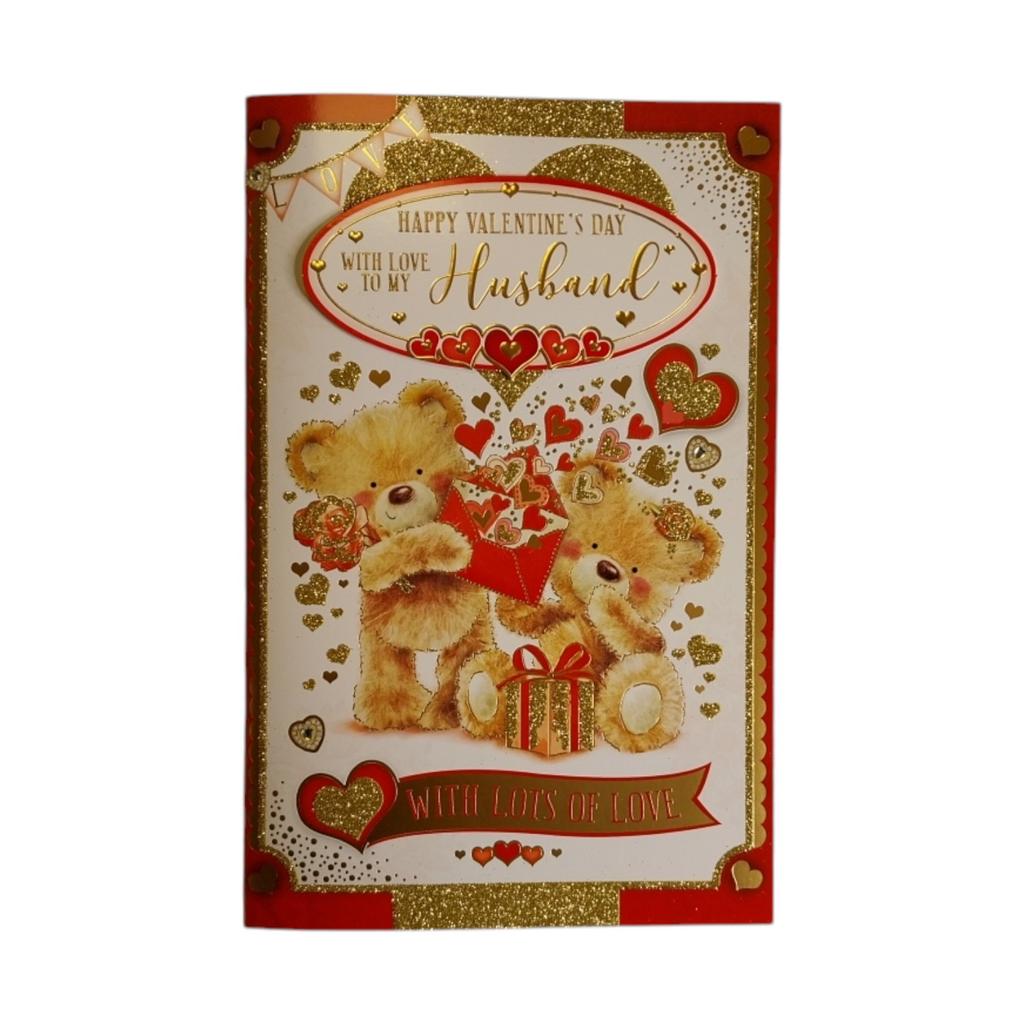 To My Husband Lovely Teddies Valentine's Day Boxed Card