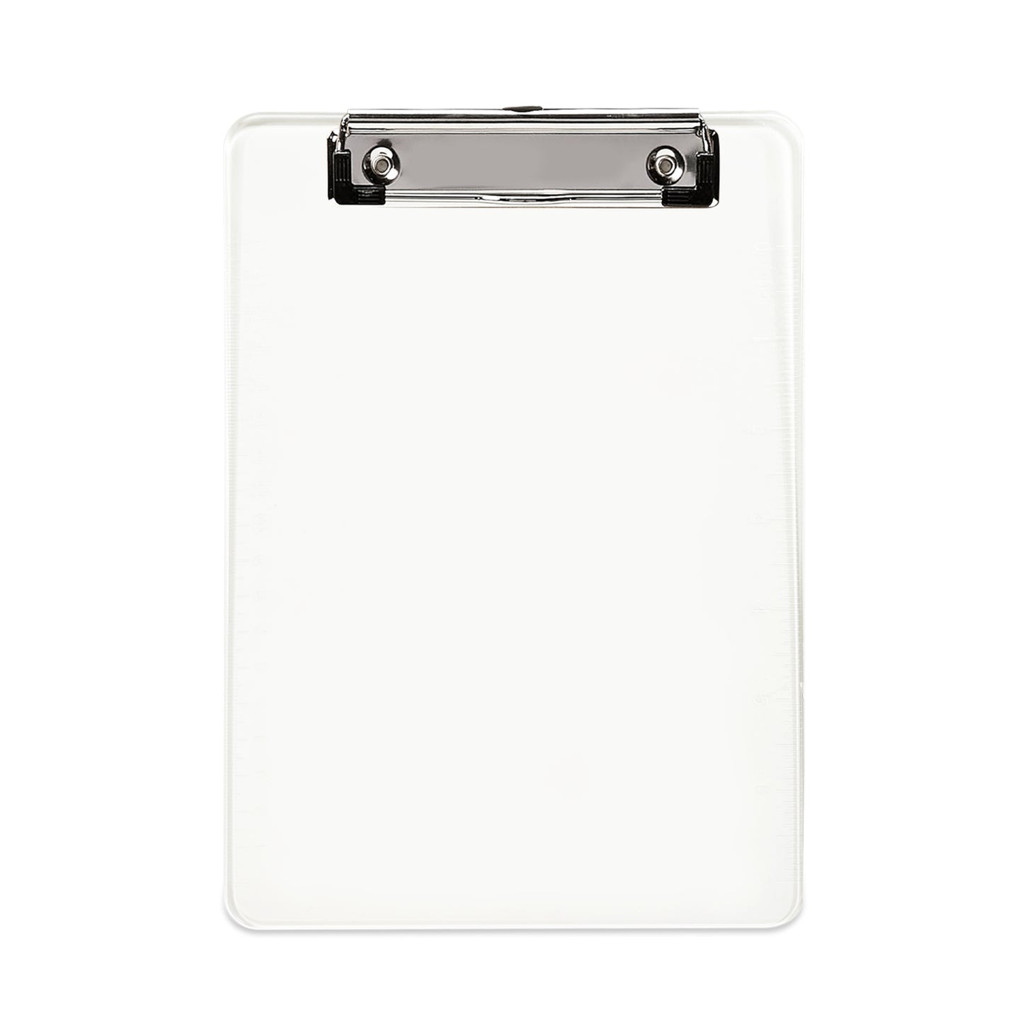 A5 Clear Plastic Clipboard With Rule