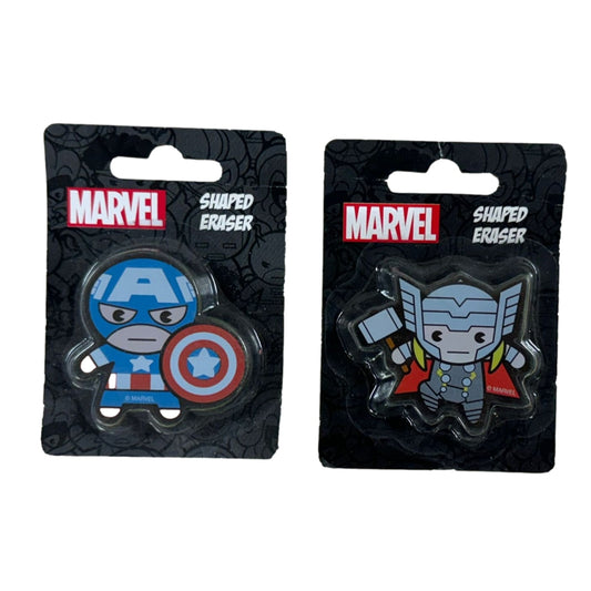 Single Marvel Cut Out Shaped Eraser