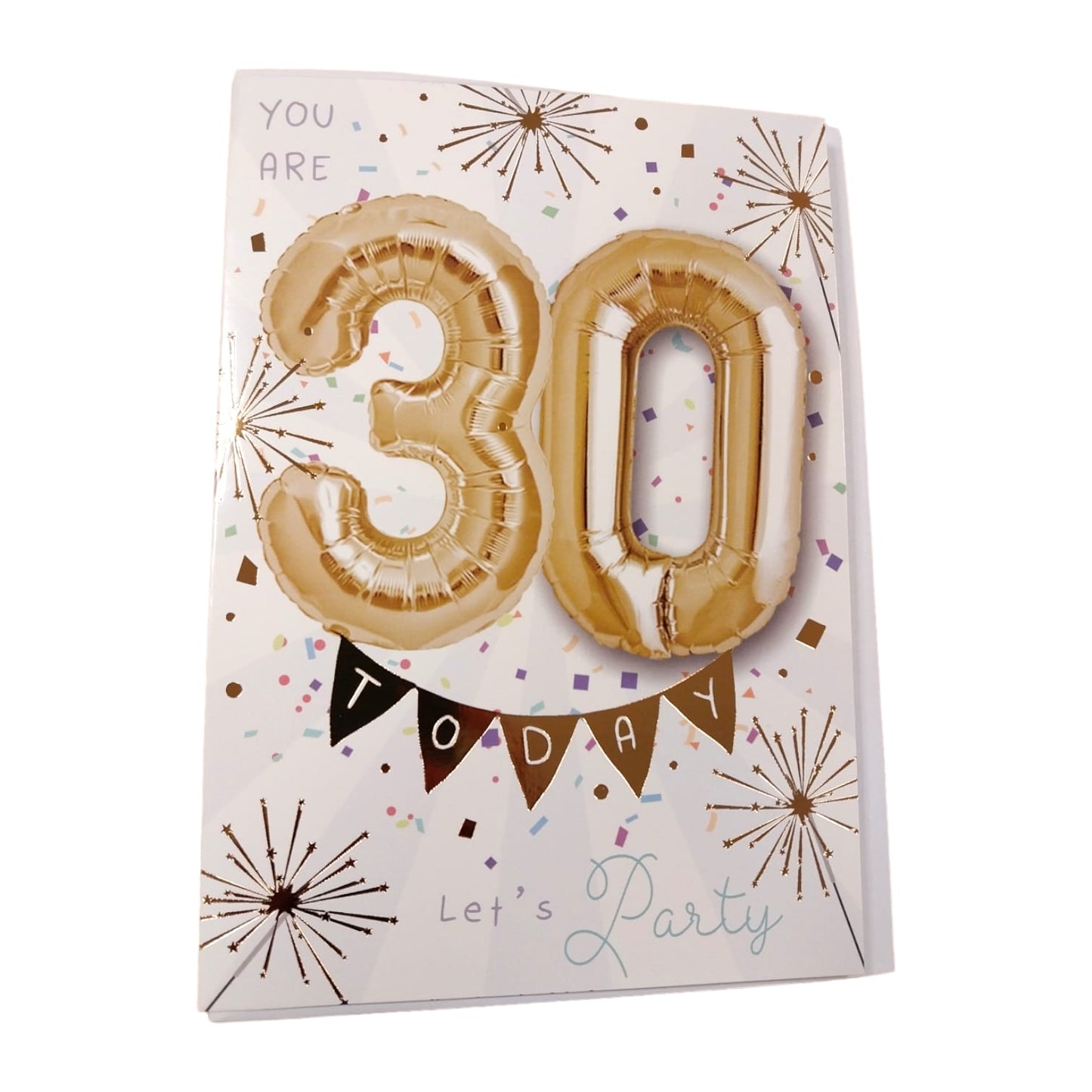 You Are 30 Let's Party Balloon Boutique Greeting Card