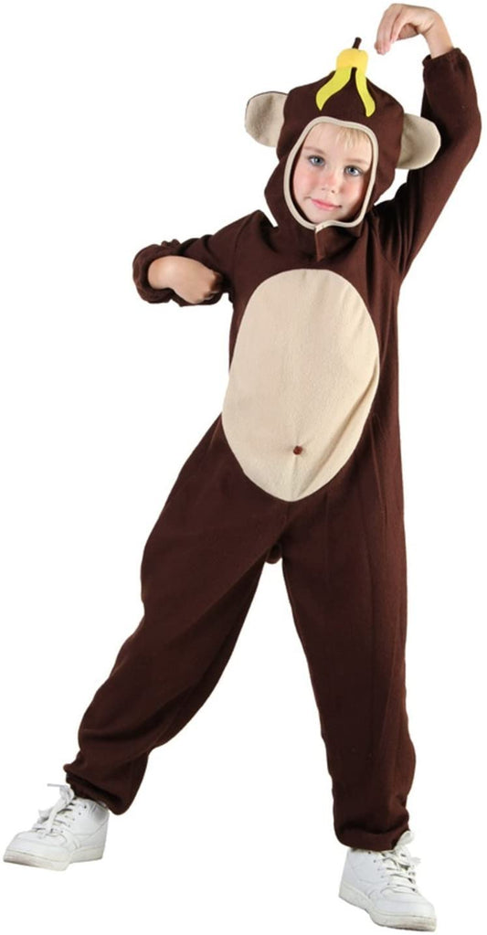 Child Monkey Fancy Dress Costume 4-6 Year Olds