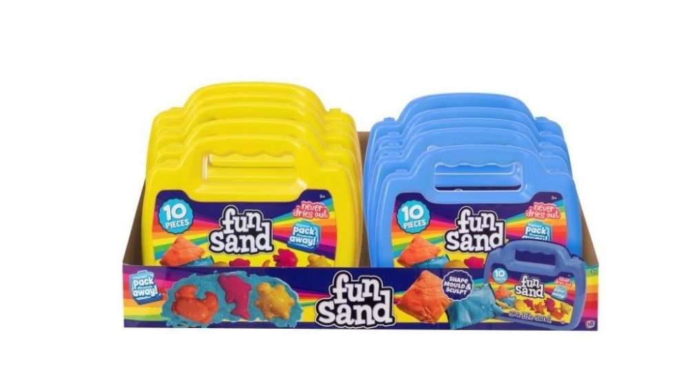 Sea Life 10 Piece Play Sand in Carry Case