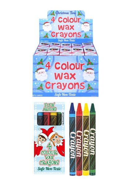 Pack of 8cm Mini Halloween Wax Crayons 