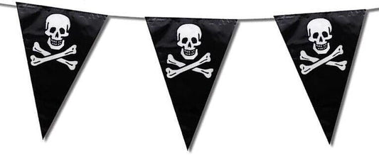 Pirate Pennants Bunting 6m with 15 Flags