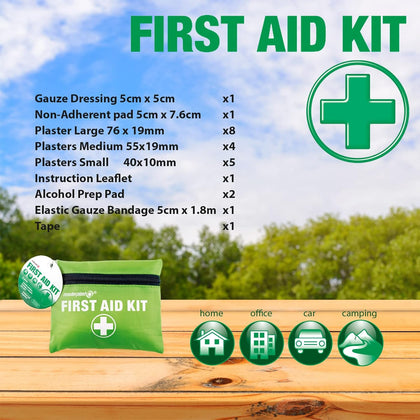 Small Mini First Aid Kit 24 Pieces