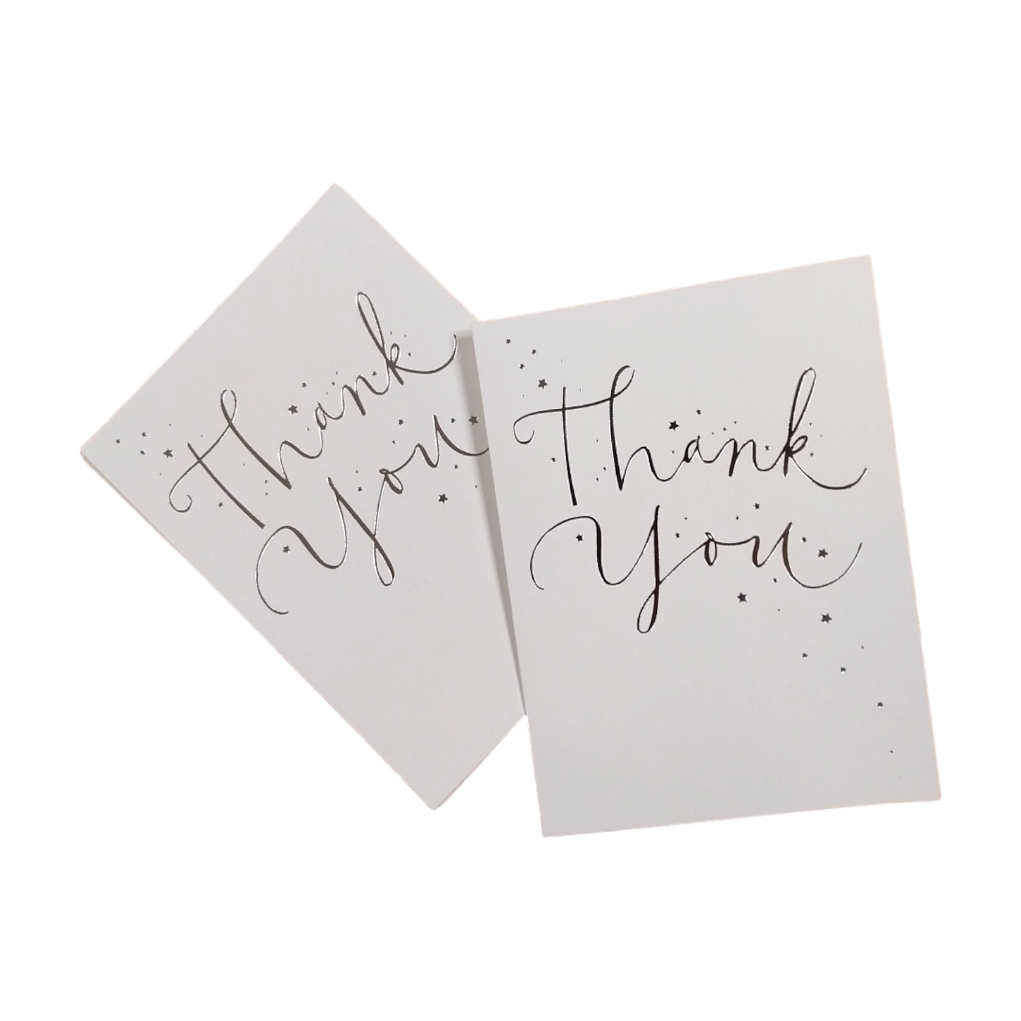 Pack of 30 Quality Foil Finished Thank You Cards by UK Greetings