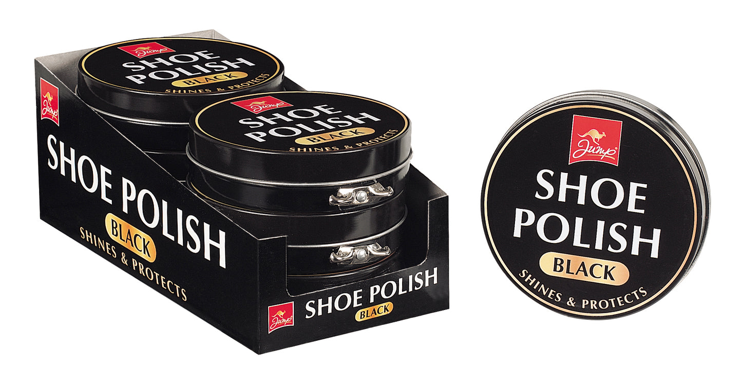 Black Shoe Polish Tin