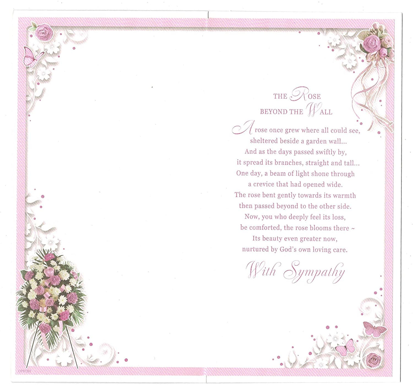 Loss of Mother Sympathy Opacity Card