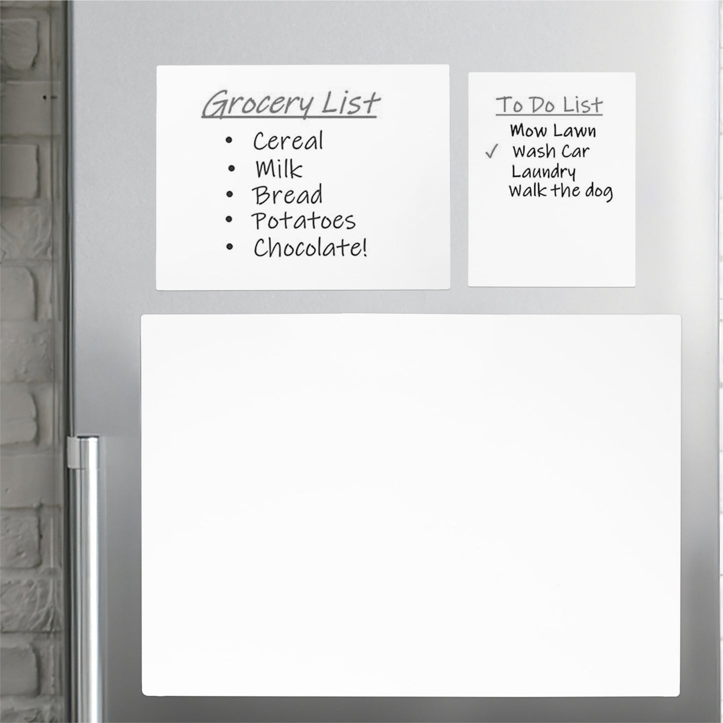 A4 Magnetic Whiteboard Dry Wipe Board