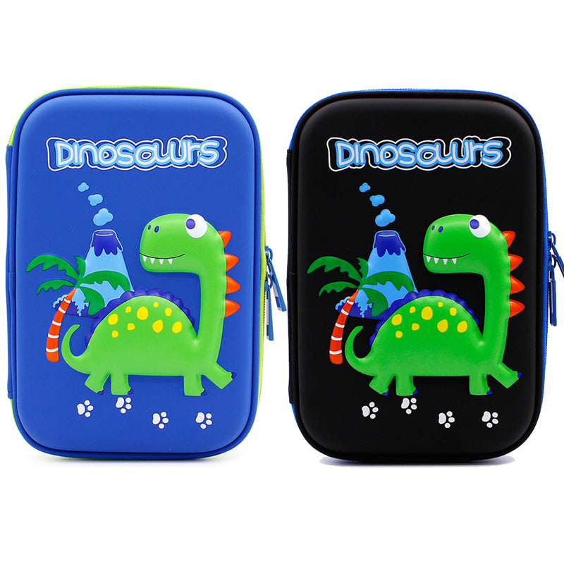 Dinosaur Design 3D Embossed Pencil Case