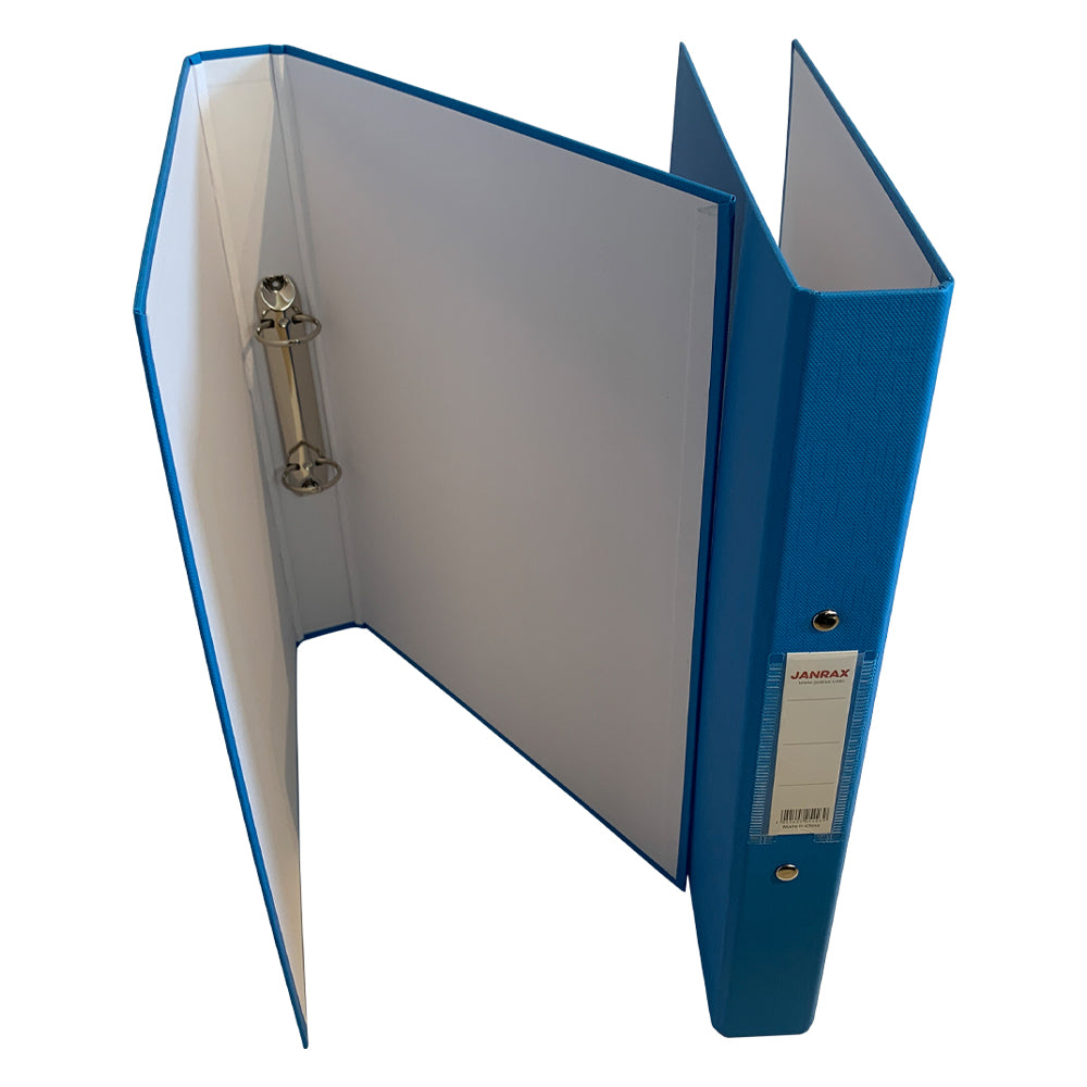 A4 Light Blue Paper Over Board Ring Binder by Janrax