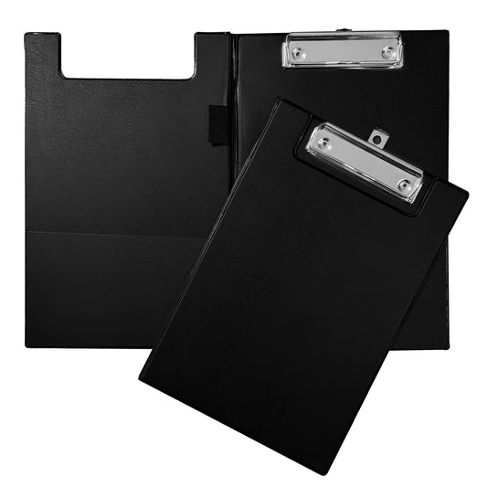 Black A5 Foldover Clipboard