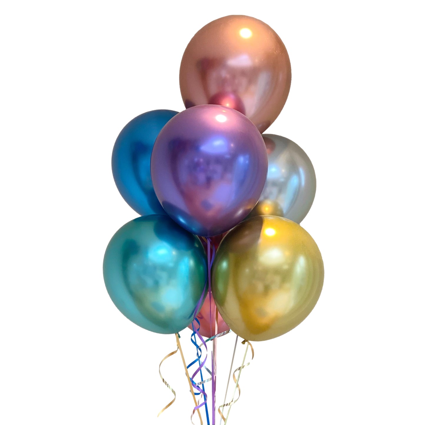 Bag of 50 Metallic Lavender Colour 12" Latex Balloons