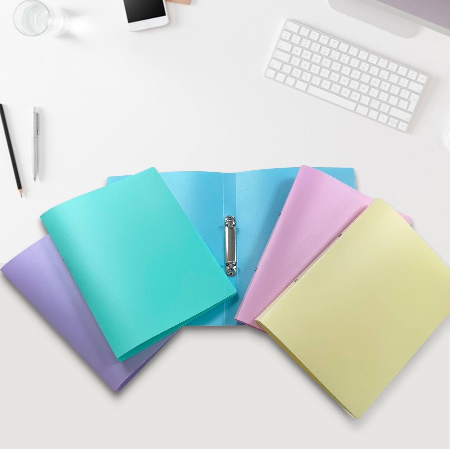 Pastel Green A4 Ring Binder