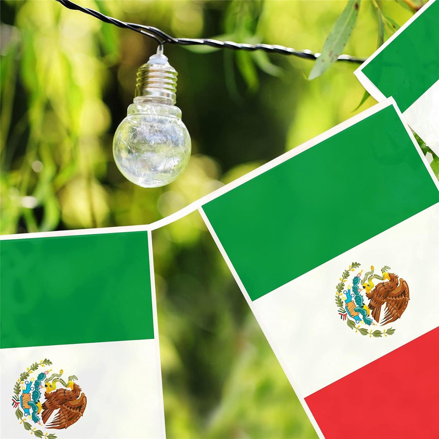 Mexico Rectangle Bunting 10m with 20 Flags