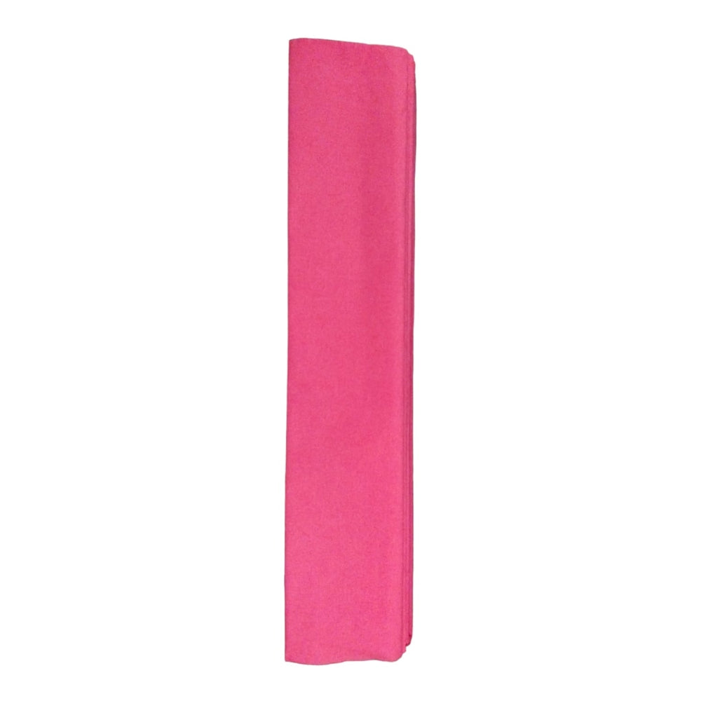 Pack of 10 Rose Red Crepe Paper 50 x 200cm