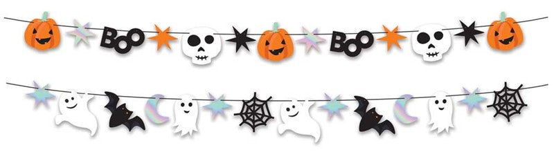 Single 2m Halloween Paper Bunting