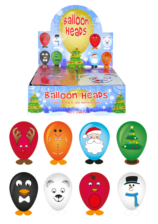 Single Christmas Balloon Head