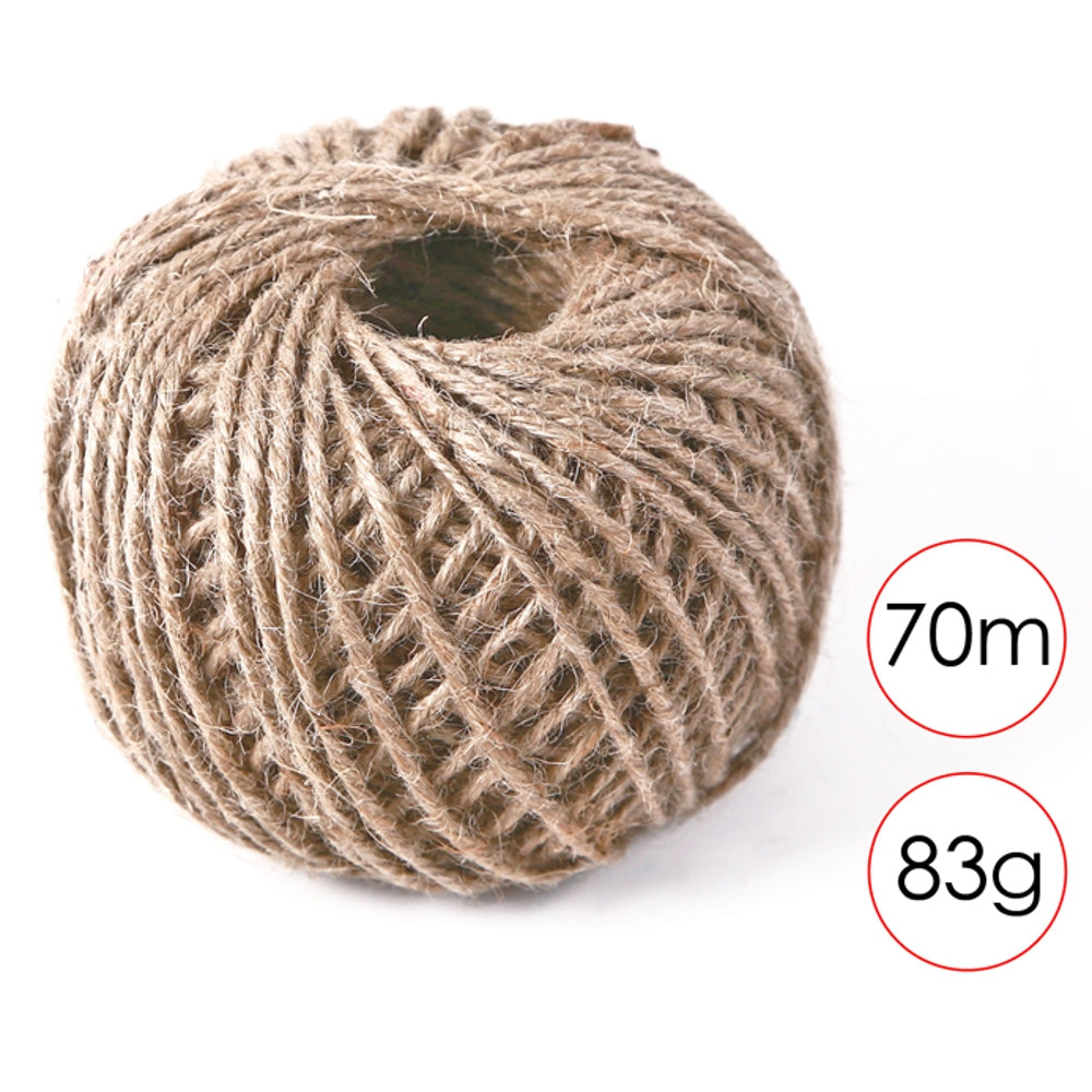 70m Brown Decoration Twine Jute String Rope