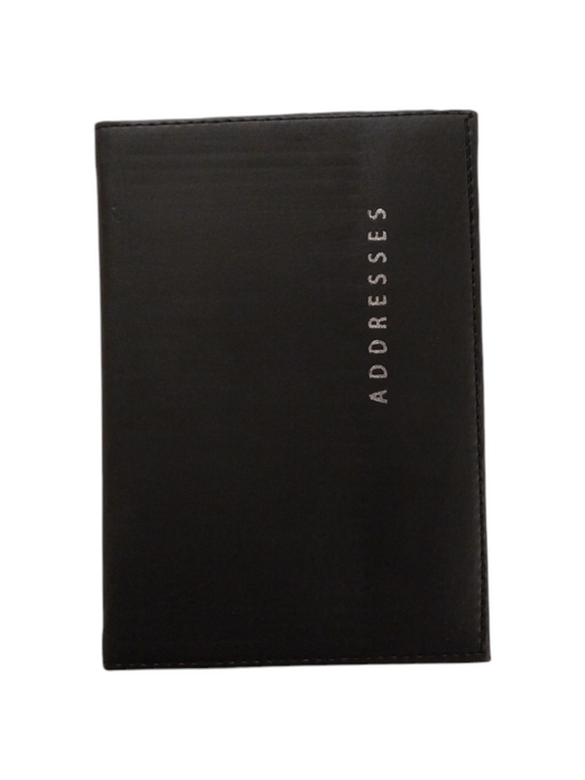 A5 Black Address Book