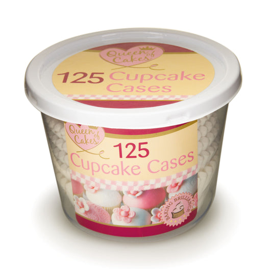 Pack of 125 Cupcake Cases by Queen Of Cakes