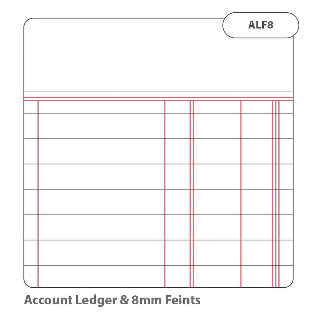 Rhino A4 32 Page Ledger Ruling Bookkeeping Book