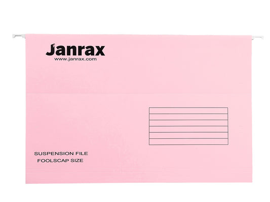 Pack of 50 Pink Foolscap Suspension Files