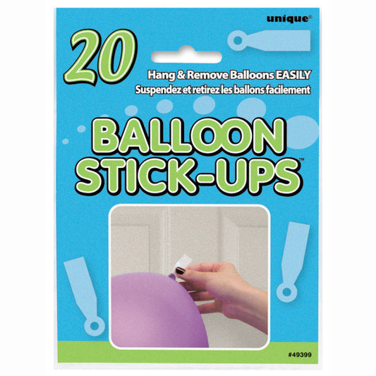 Pack of 20 Balloon Stick-Ups