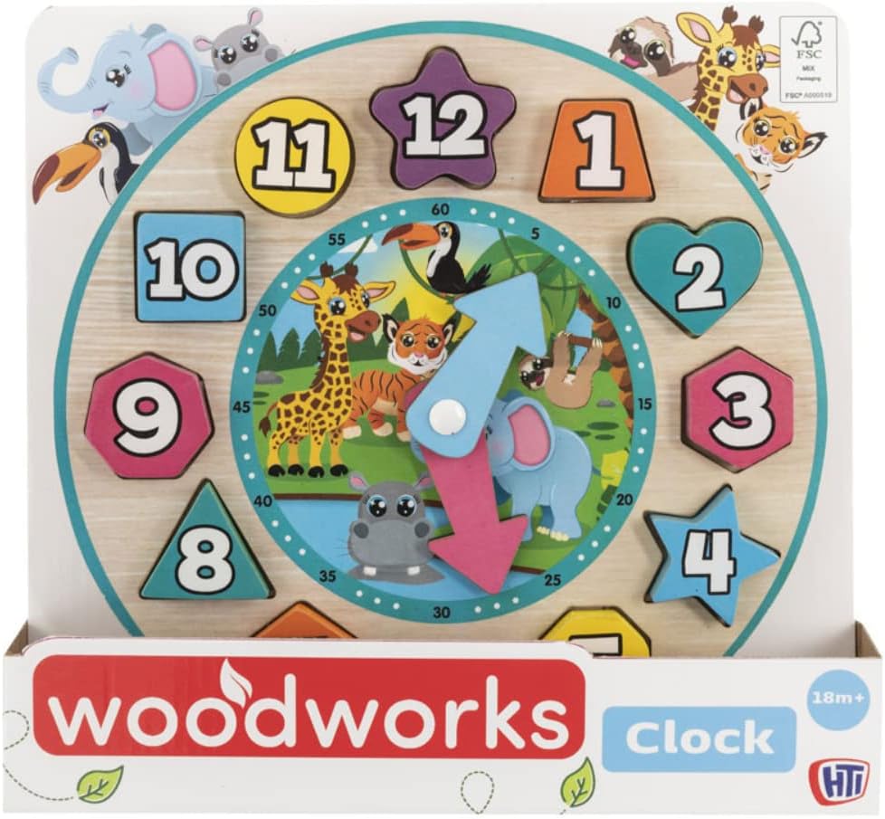 Wooden Learning Clock