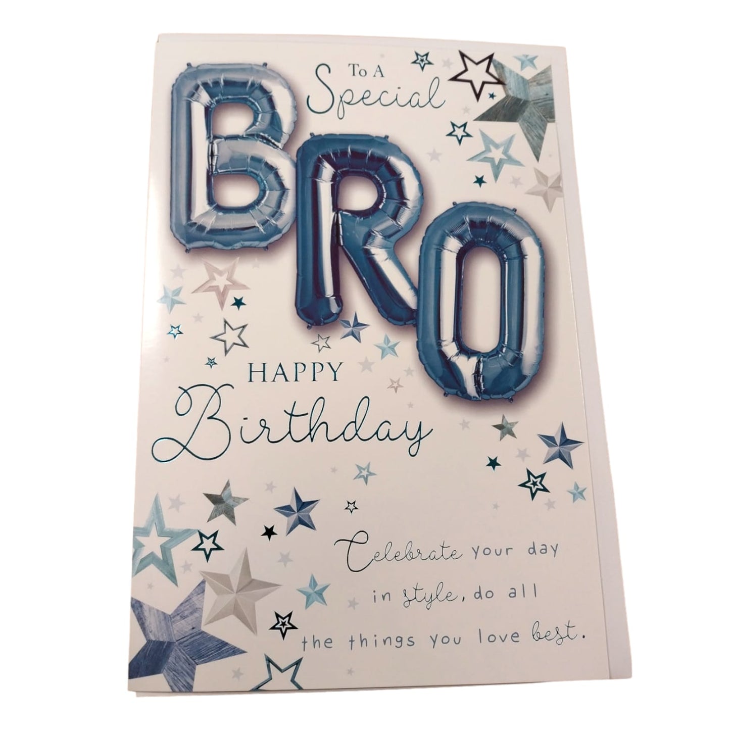 To a Special Bro Happy Birthday Balloon Boutique Greeting Card