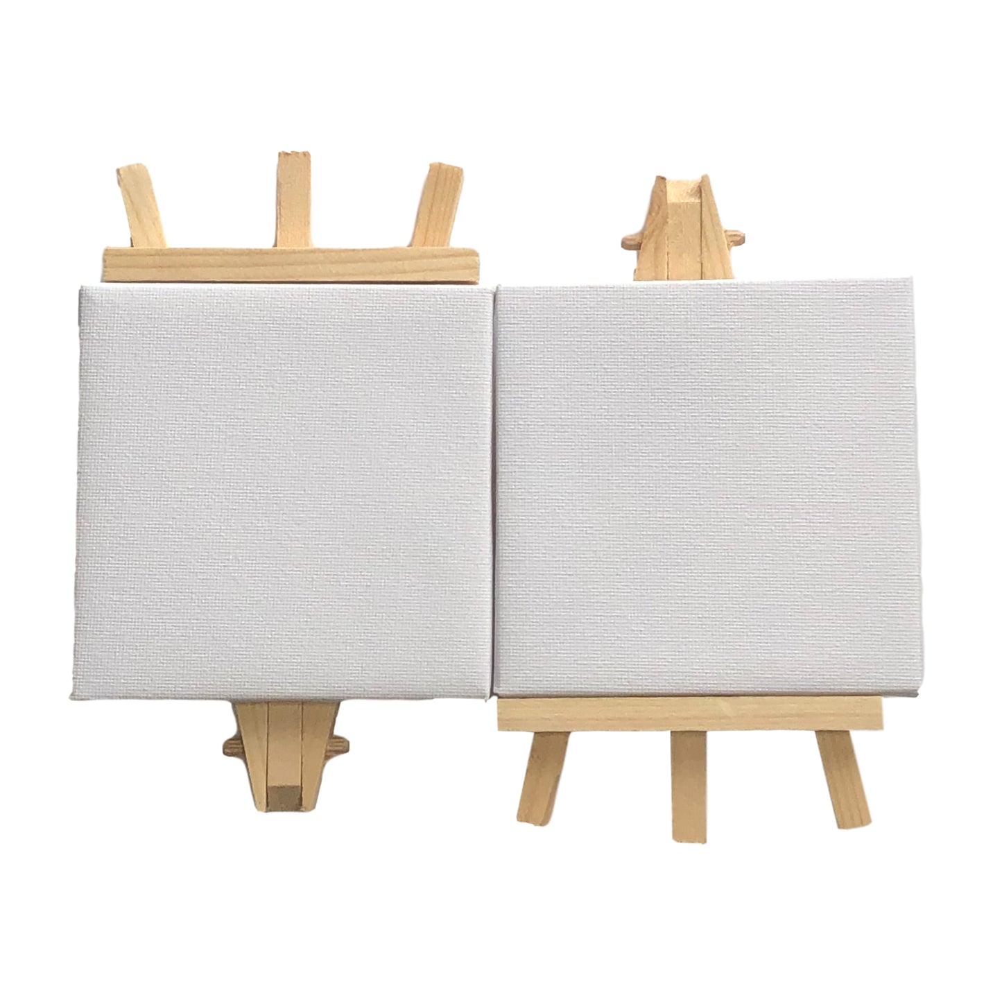 Mini Easel and Canvas Set