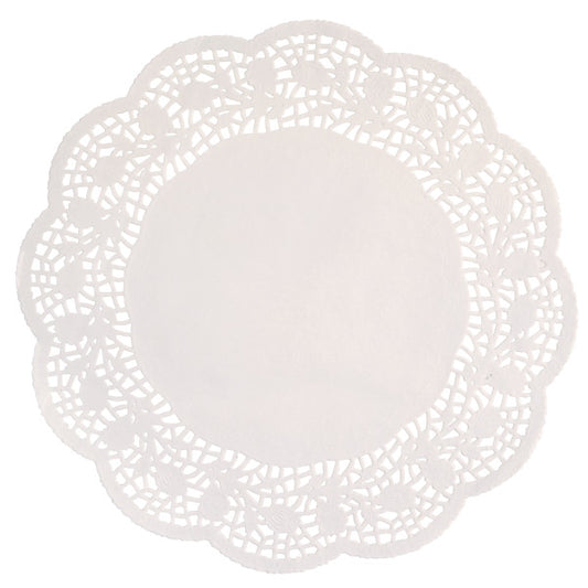 Pack of 16 White 10.5" Doilies