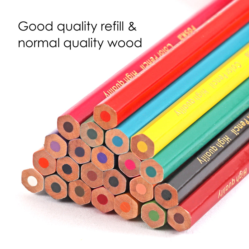 Pack of Assorted 24 Colour Pencils