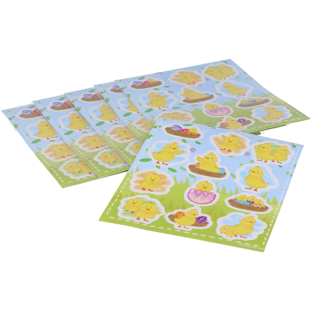 12 X Sheet of 12 Easter Stickers