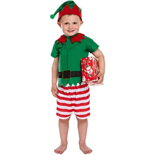 Toddler Boy Santas Little Helper Fancy Dress Costume