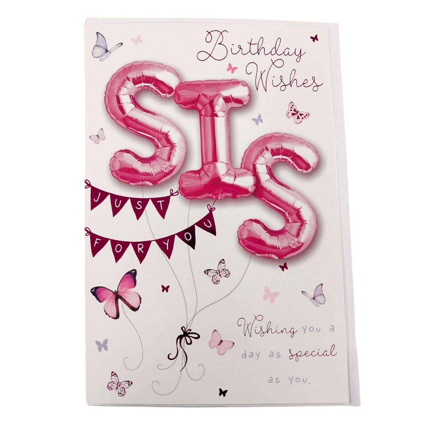 Birthday Wishes Sister Balloon Boutique Greeting Card