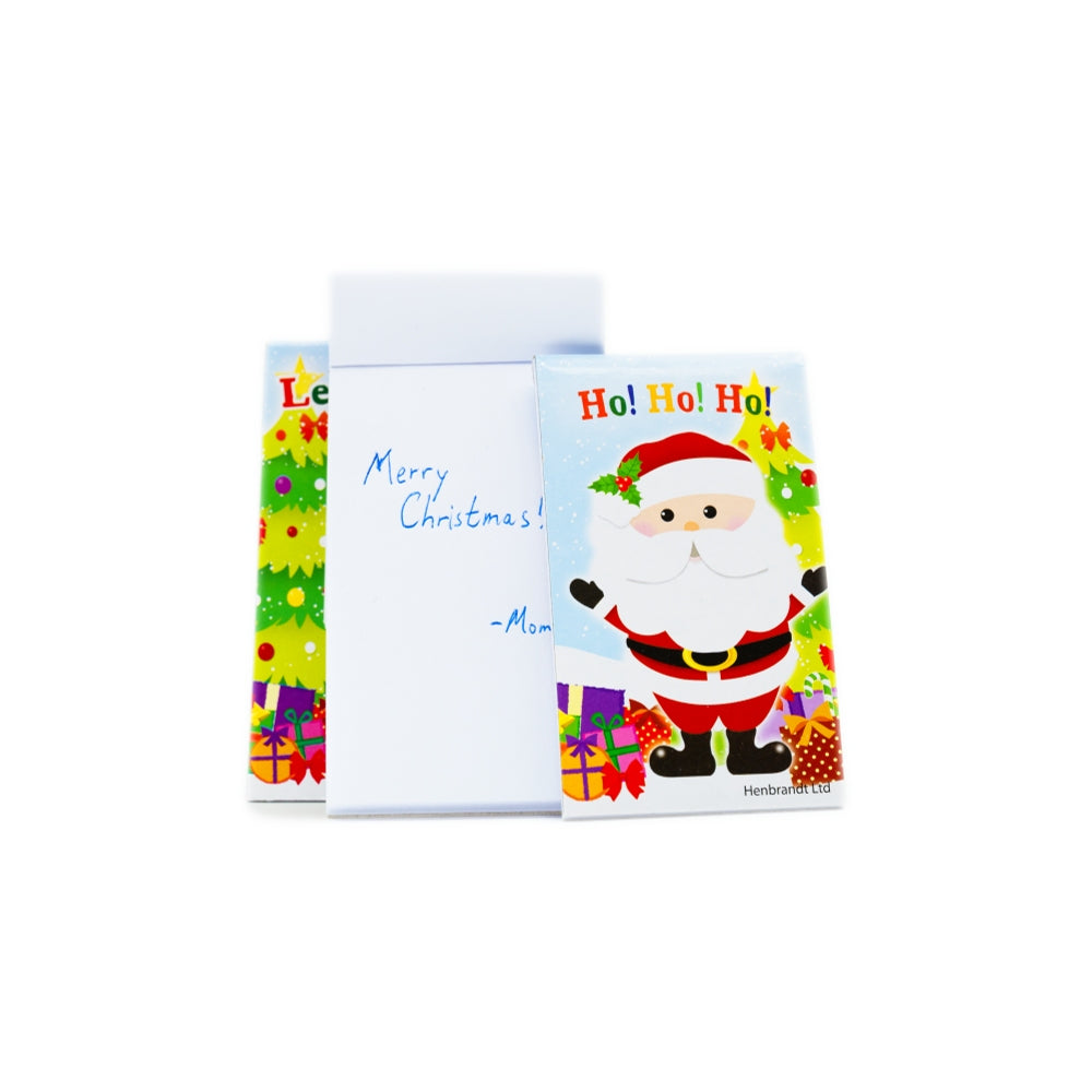 Box of 168 Mini Christmas Notebooks 9.3x5.5cm