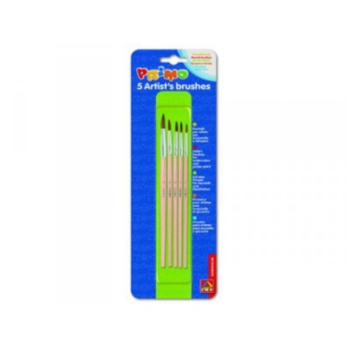 Pack of 5 CMP Round Tip Brushes Art.1240Bpt