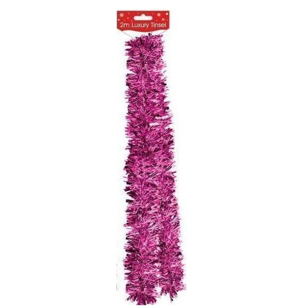 2M Luxury Tinsel Hot Pink