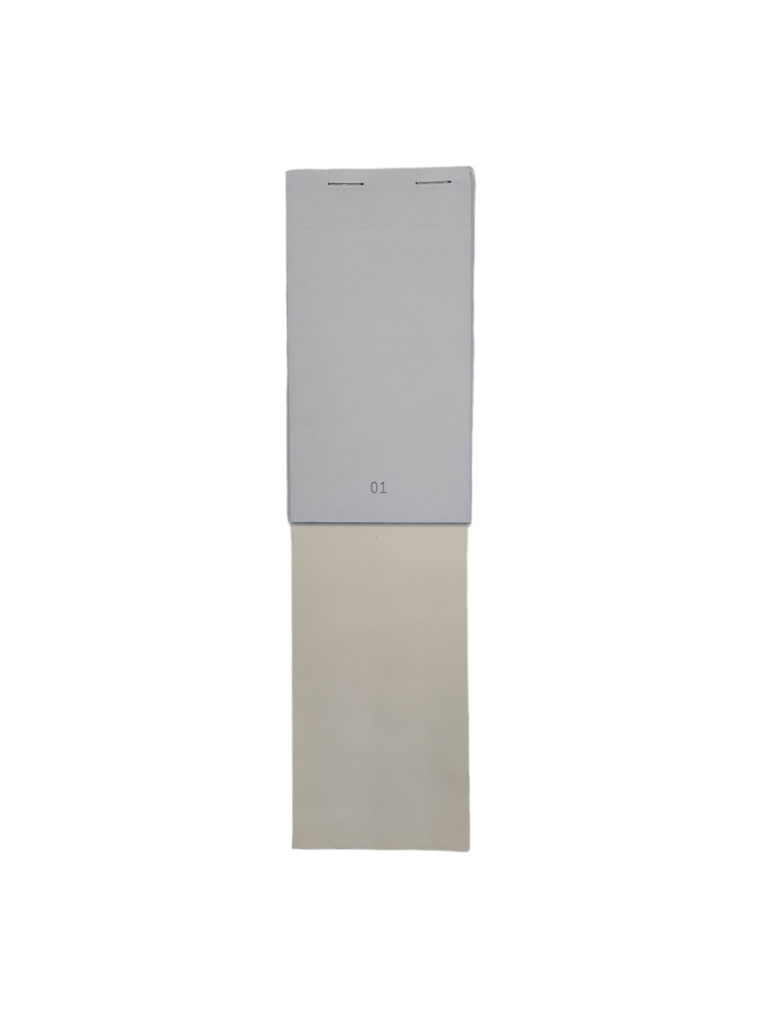 Pack of 10 76mm x 140mm Plain White Duplicate NCR Service Pads